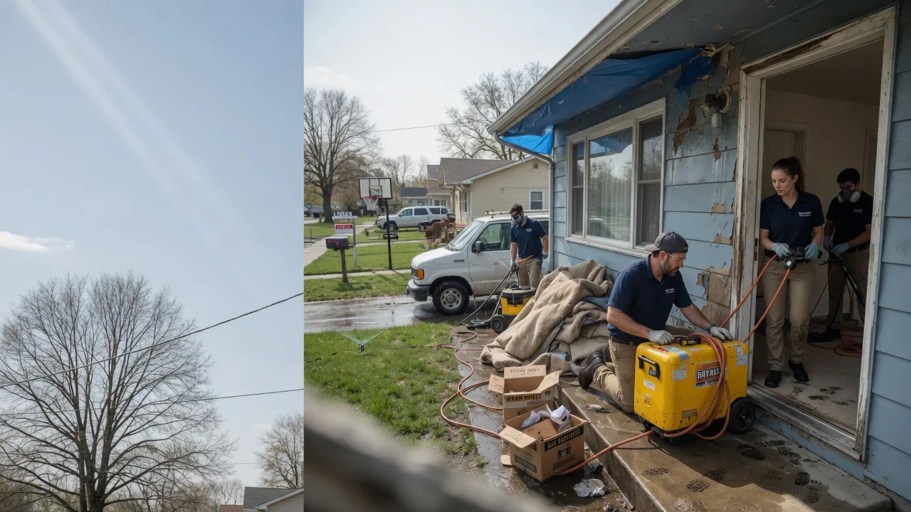 Basement Flood Cleanup in Chicago Heights, IL near me
